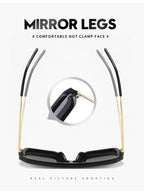 Basalt |Oversized Retro Square PC Sunglasses