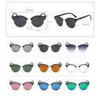 Santorini |Classic Clubmaster Metal Sunglasses