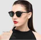 Santorini |Classic Clubmaster Metal Sunglasses