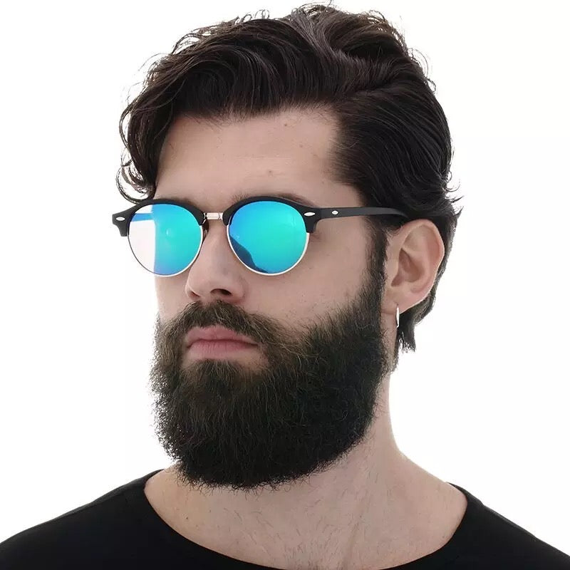 Santorini |Classic Clubmaster Metal Sunglasses