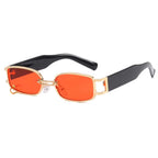 Axiom | Fashion Rectangle Metal & Acetate Sunglasses