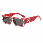 Slate | Fashion Rectangle Acetate Sunglasses