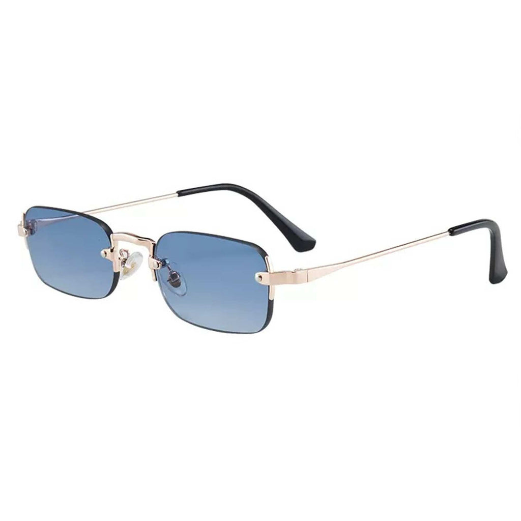 The Novelist | Classic Rectangle Metal Sunglasses