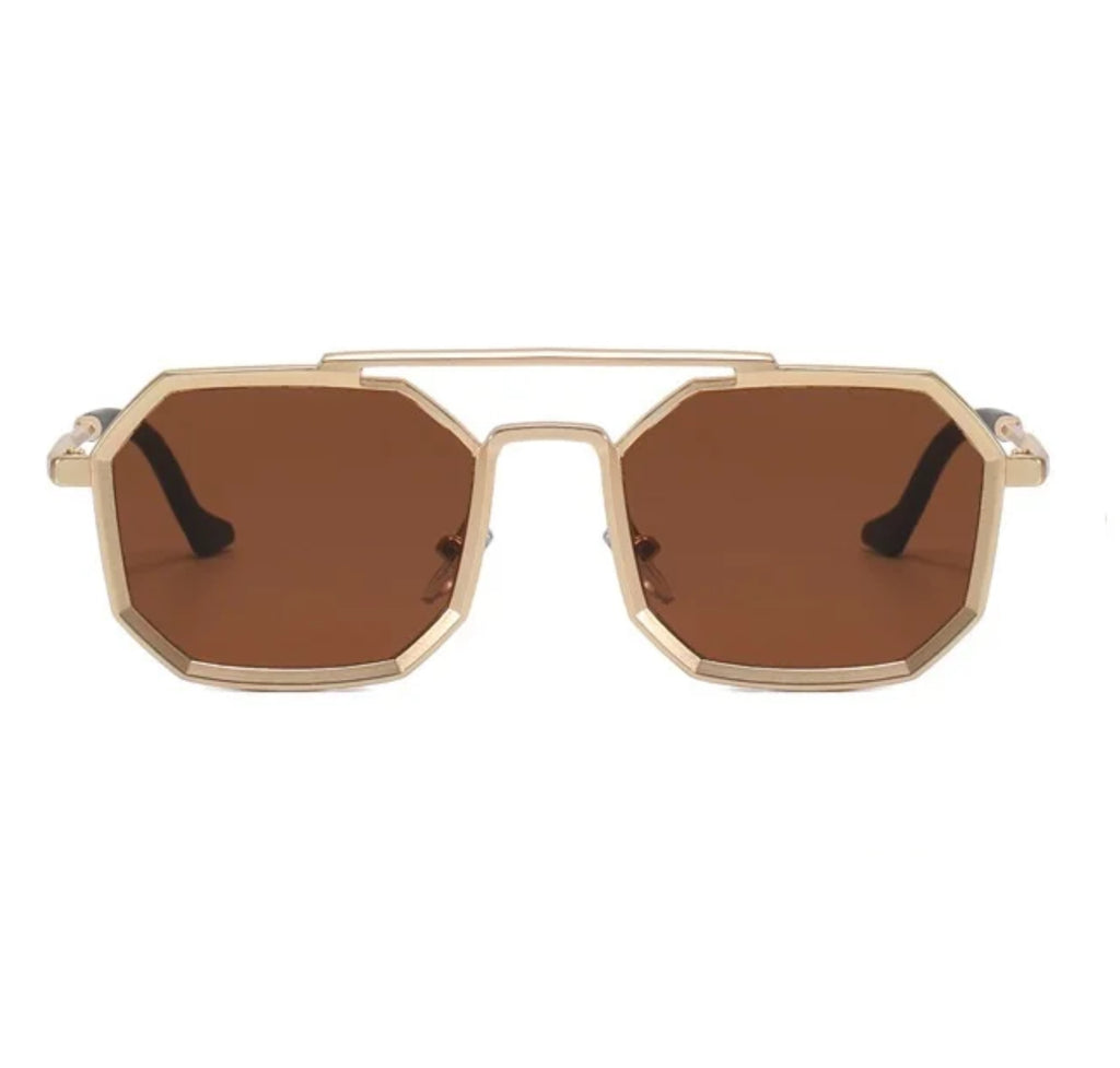 Bering |Retro Vintage Navigator Metal Sunglasses