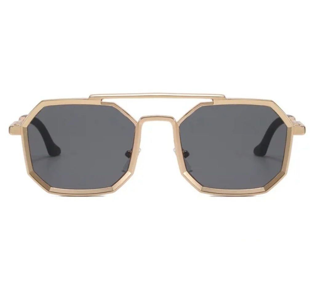 Bering |Retro Vintage Navigator Metal Sunglasses
