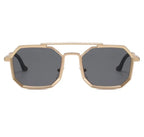 Bering |Retro Vintage Navigator Metal Sunglasses