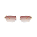The Craftsman |Classic Rectangle Metal Sunglasses