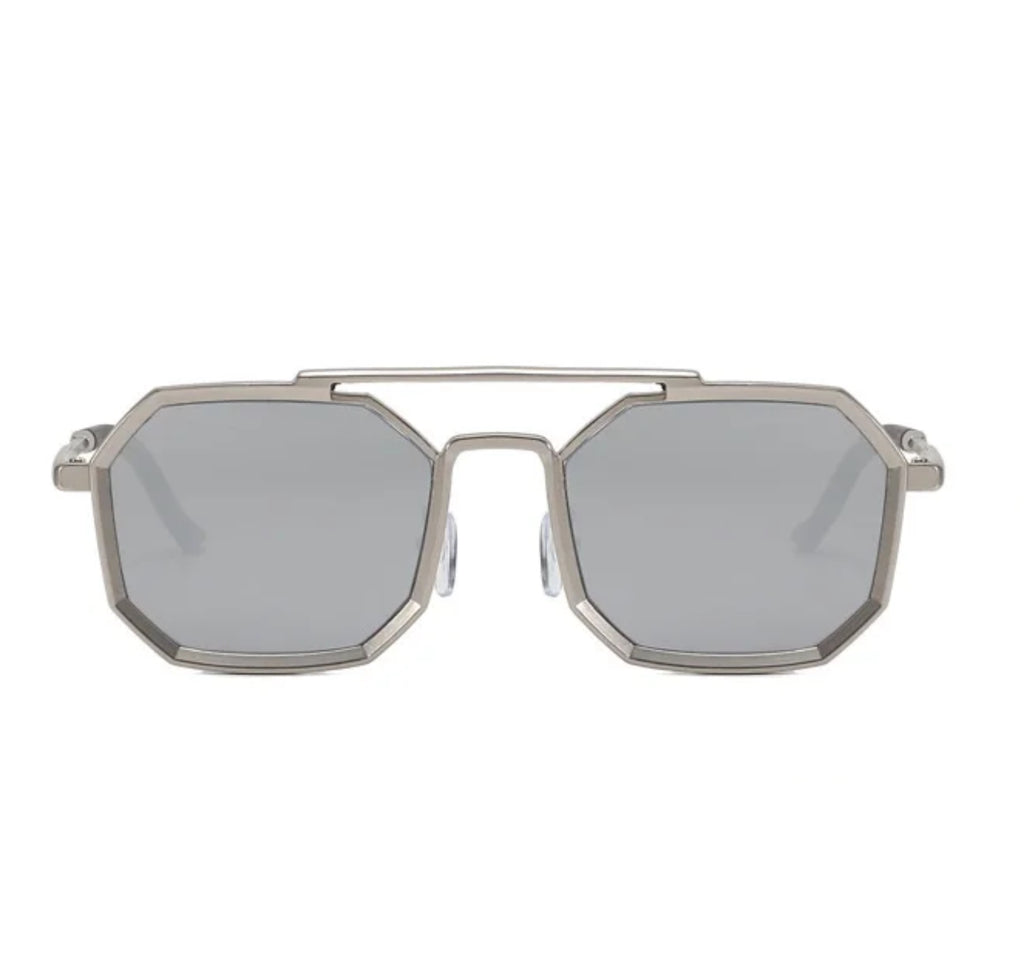 Bering |Retro Vintage Navigator Metal Sunglasses