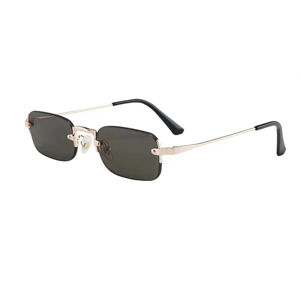 The Novelist | Classic Rectangle Metal Sunglasses