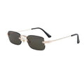 The Novelist | Classic Rectangle Metal Sunglasses