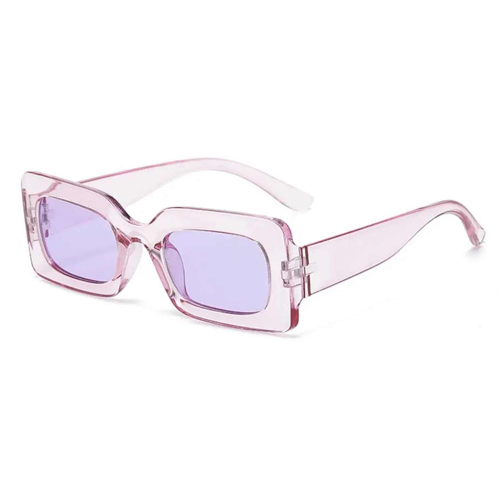 Flint | Fashion Rectangle Acetate Sunglasses