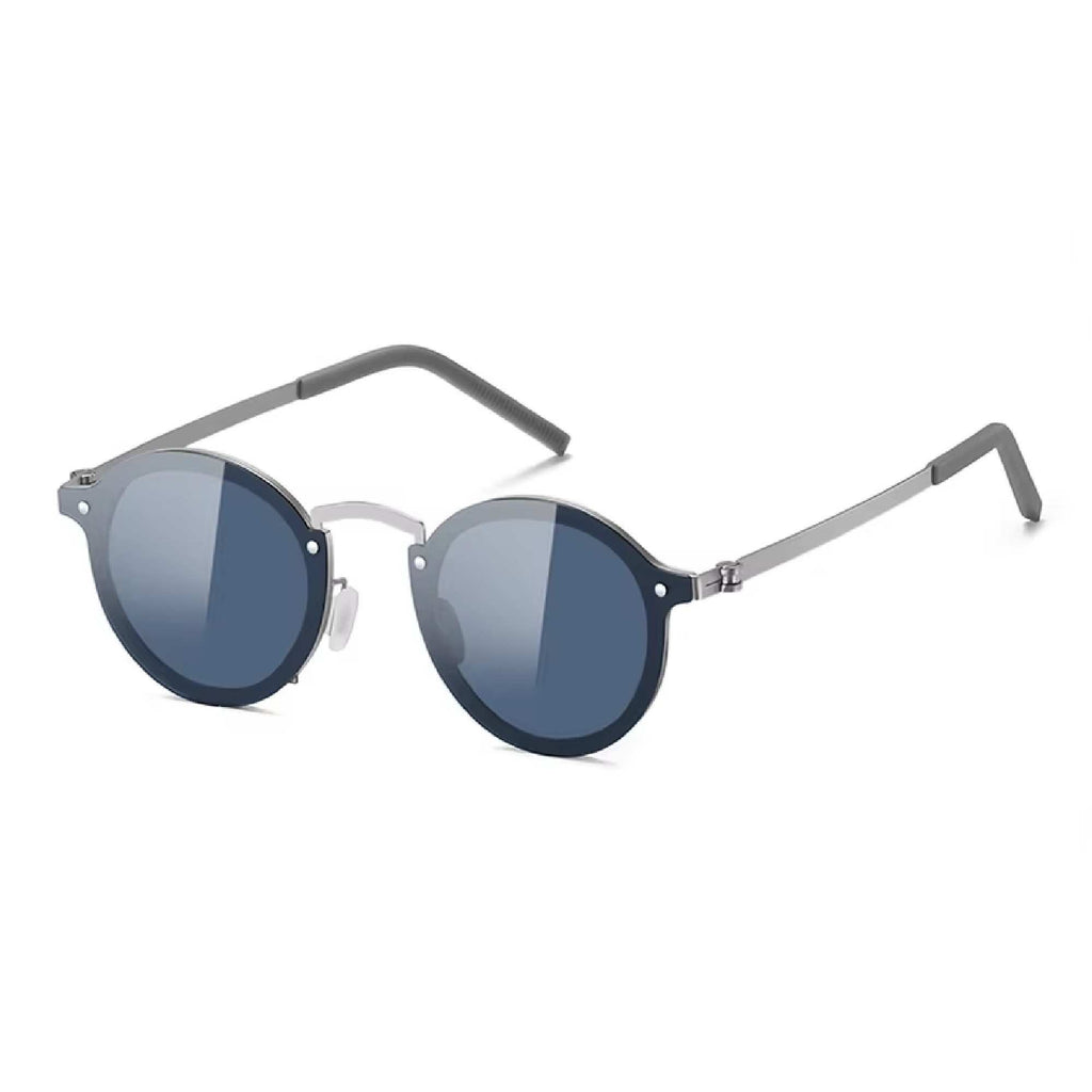 Carnaby | Adjustable Tint Round Metal Sunglasses