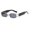 Axiom | Fashion Rectangle Metal & Acetate Sunglasses