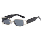 Axiom | Fashion Rectangle Metal & Acetate Sunglasses