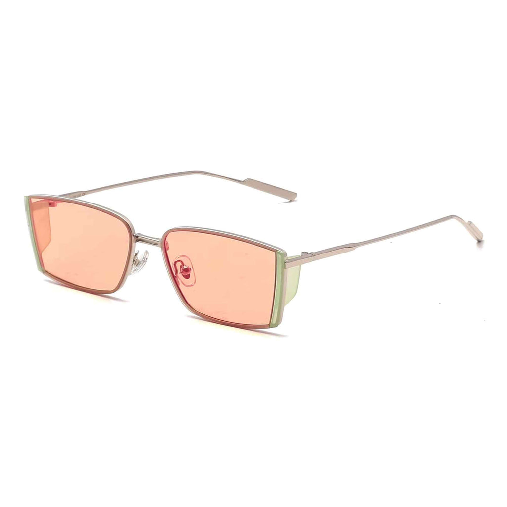 The Visionary | Classic Rectangle Metal Sunglasses