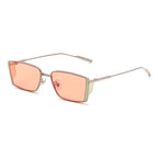 The Visionary | Classic Rectangle Metal Sunglasses