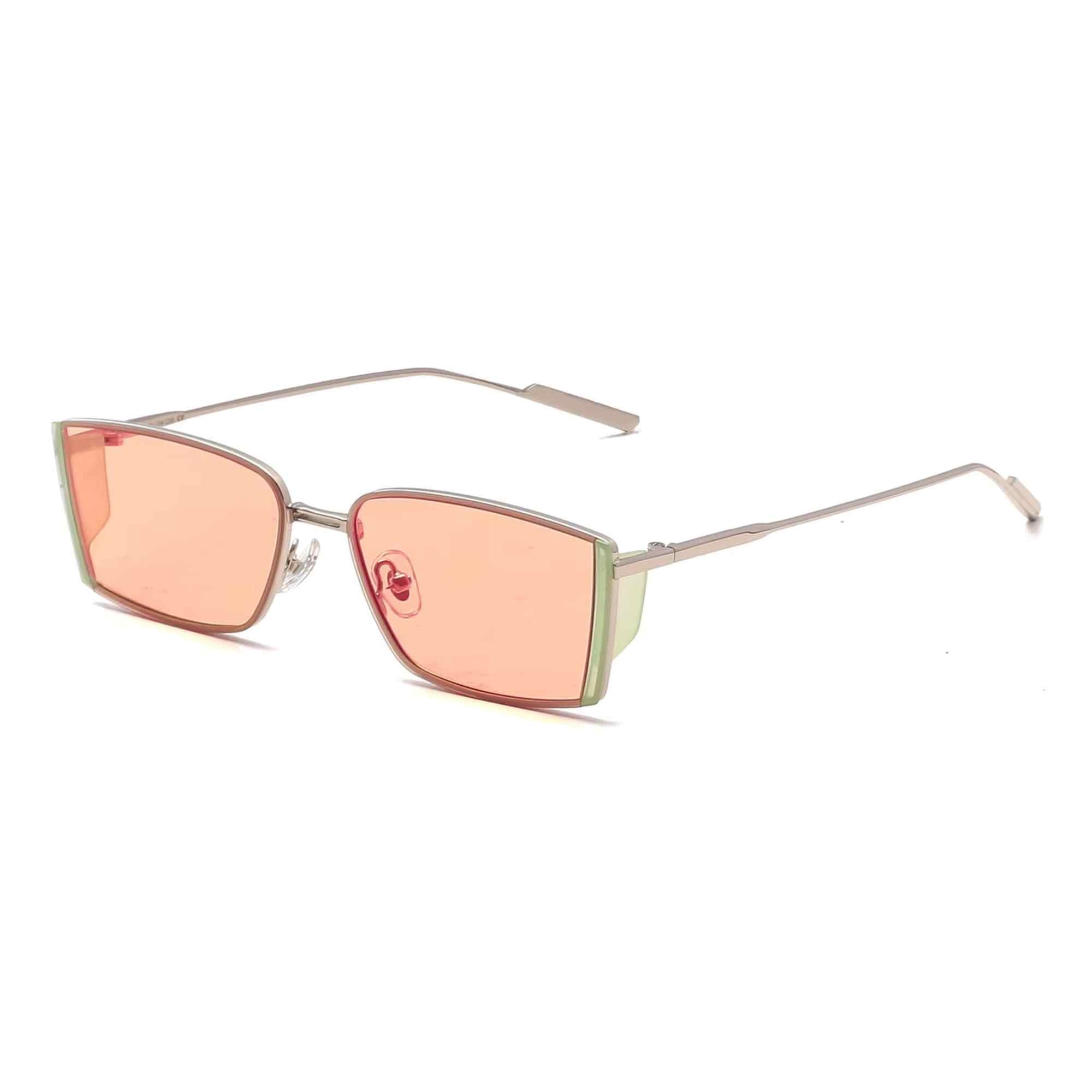 The Visionary | Classic Rectangle Metal Sunglasses