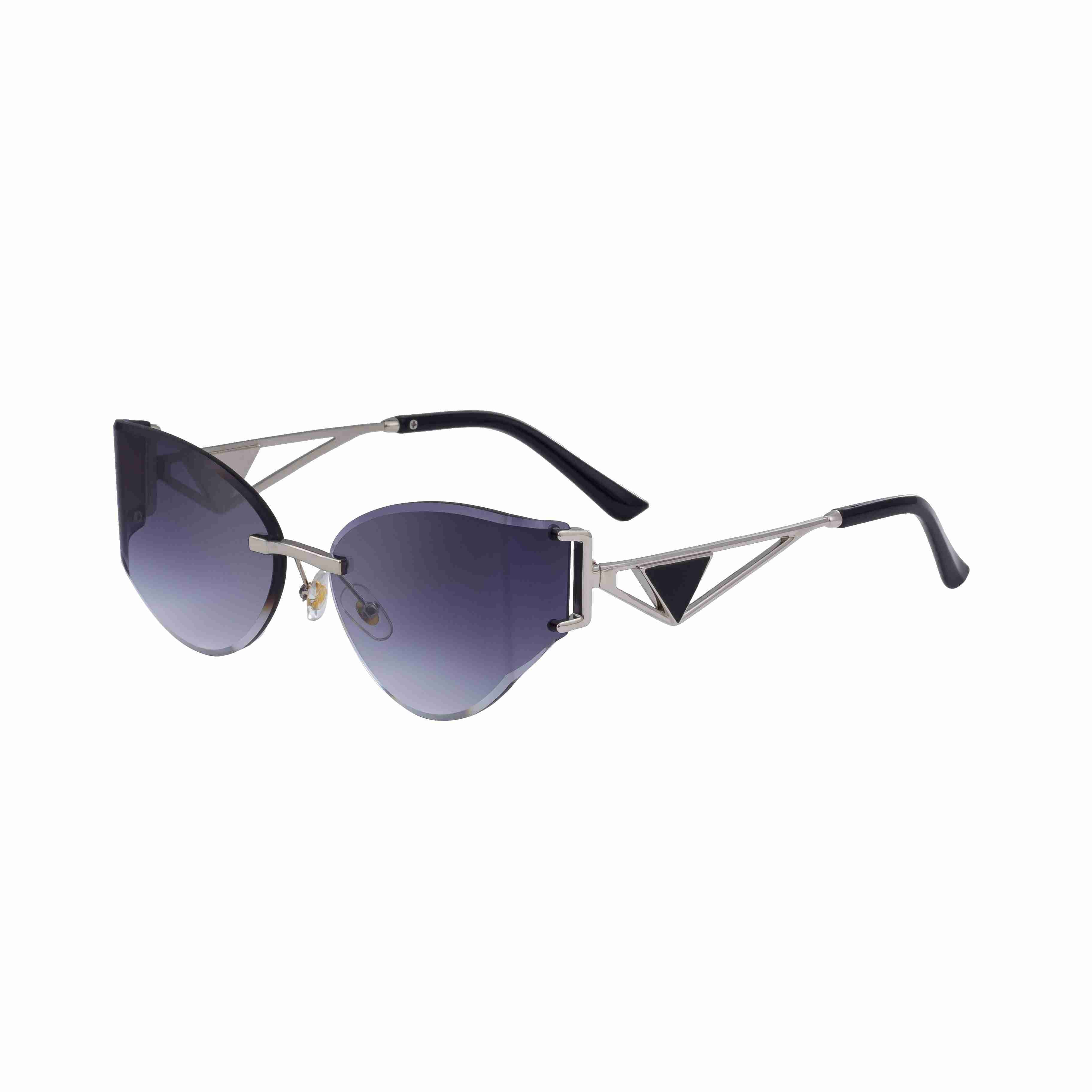 The Vanguard II | Classic Cat-Eye Metal Sunglasses