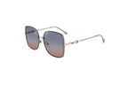 Caspian | Oversized Square Metal Sunglasses