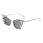 Amora | Rhinestone Cat-Eye Acetate Sunglasses