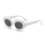 Aura | Fashion Oval Acetate Sunglasses