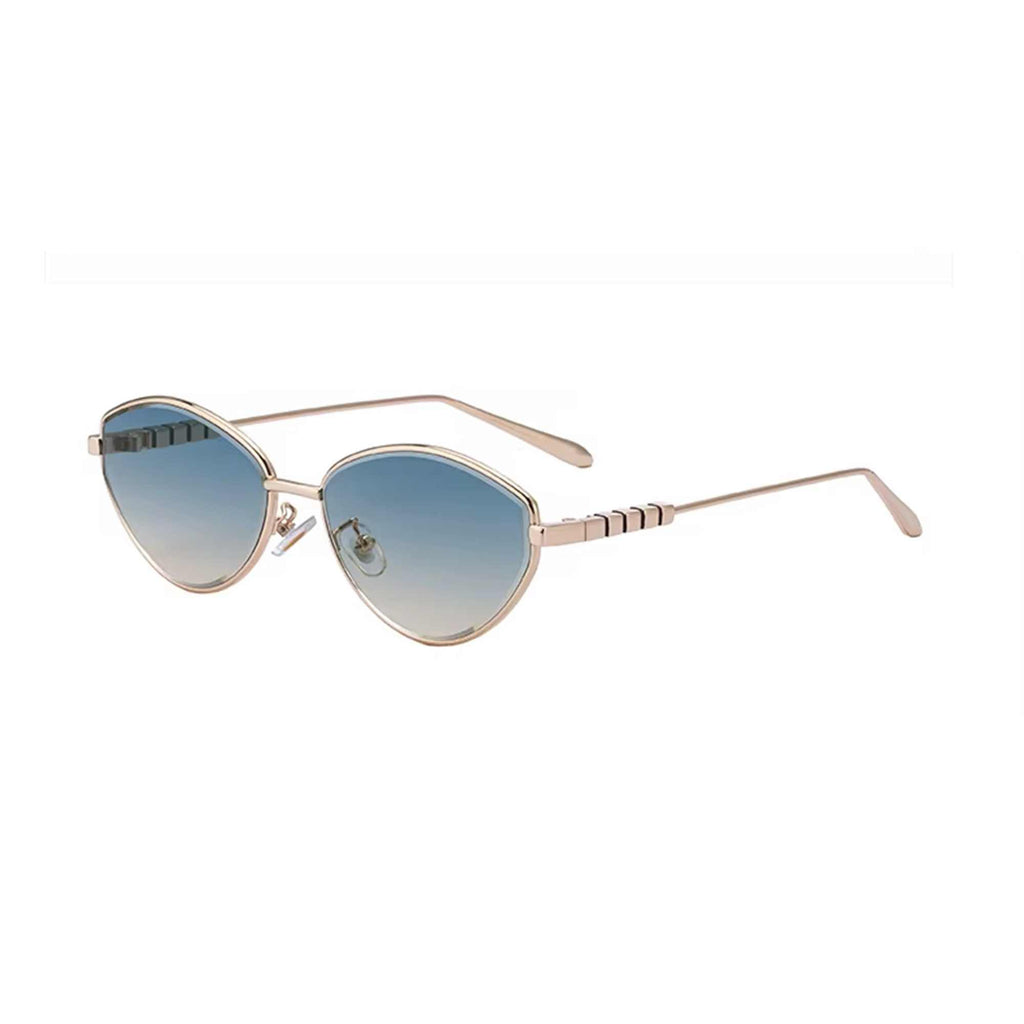 The Aesthetic | Classic Oval Metal Sunglasses