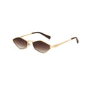 Tortoise |Classic Cat-Eye Metal Sunglasses