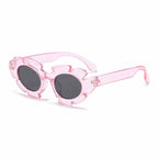 Aura | Fashion Oval Acetate Sunglasses