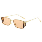 The Visionary | Classic Rectangle Metal Sunglasses