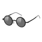 Citrine | Adjustable Tint Round Metal Sunglasses