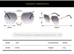 Travertine |Oversized Square PC Sunglasses