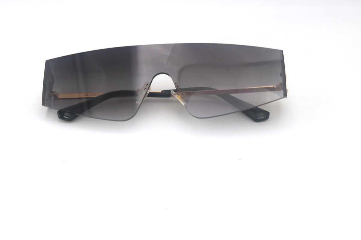 Vector |Futuristic Wraparound Metal Sunglasses