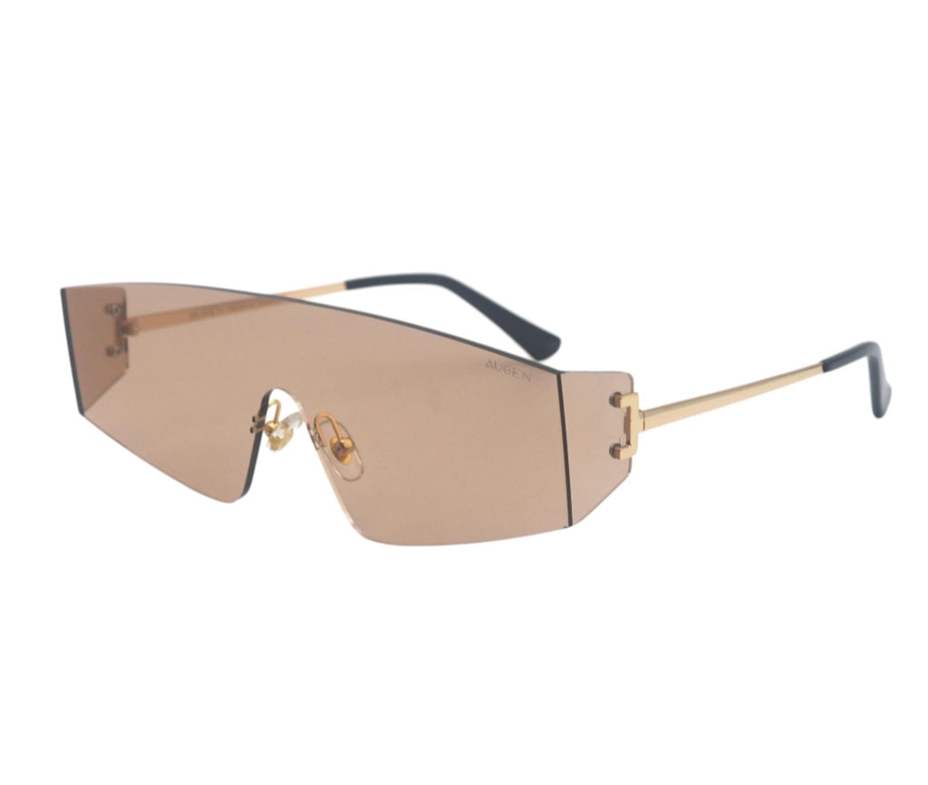 Vector | Futuristic Wraparound Metal Sunglasses