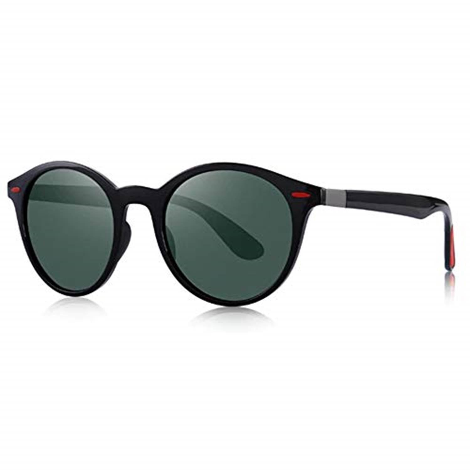 AUGEN Round Unisex Sunglasses - Green