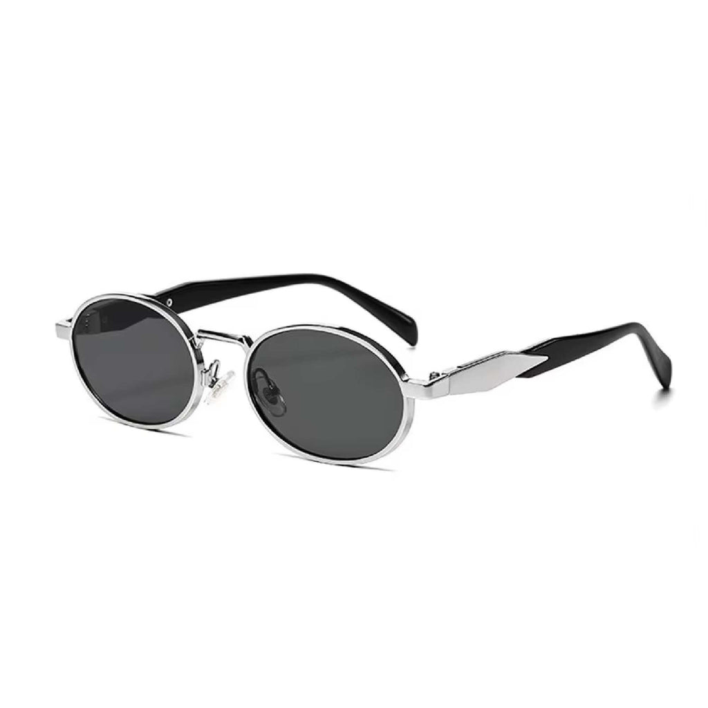 Continuum | Classic Oval Metal Sunglasses