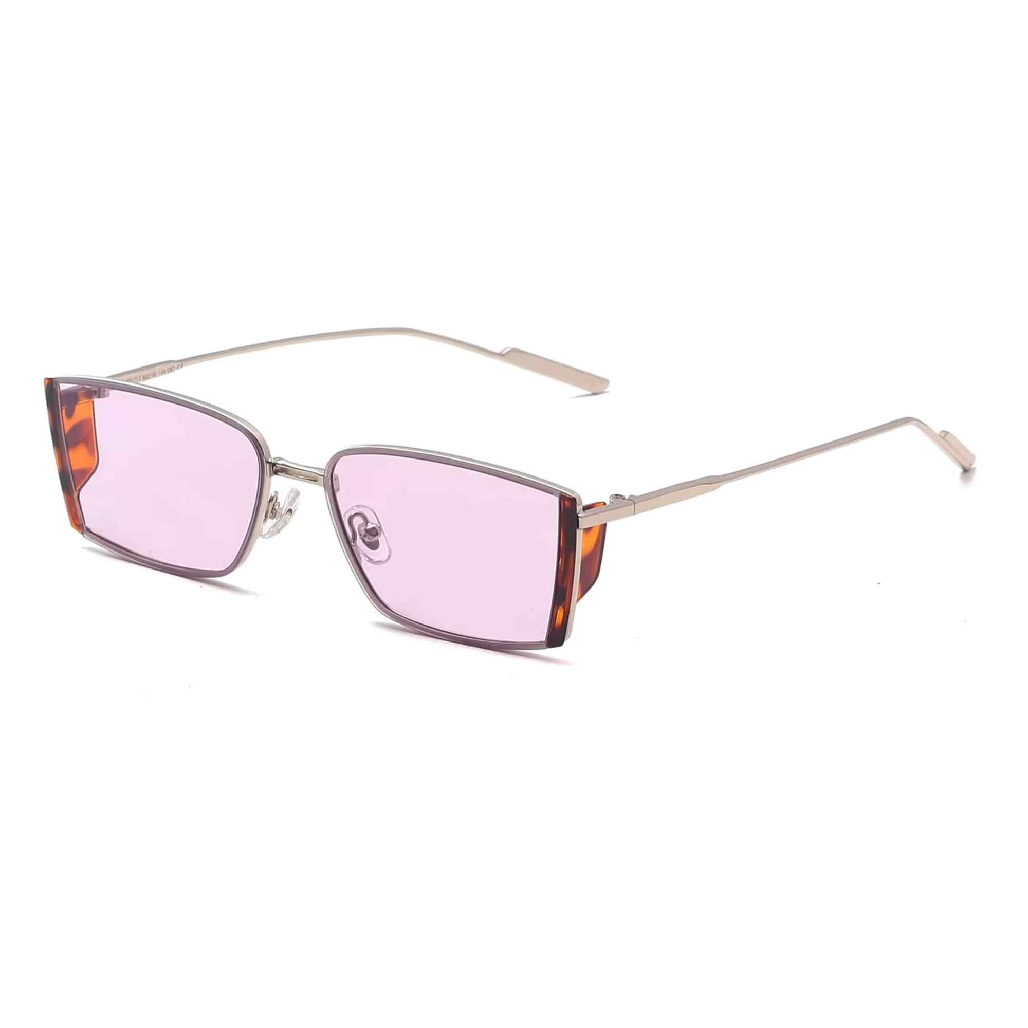 The Visionary | Classic Rectangle Metal Sunglasses