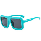 The Pillar | Oversized Retro Square Acetate Sunglasses