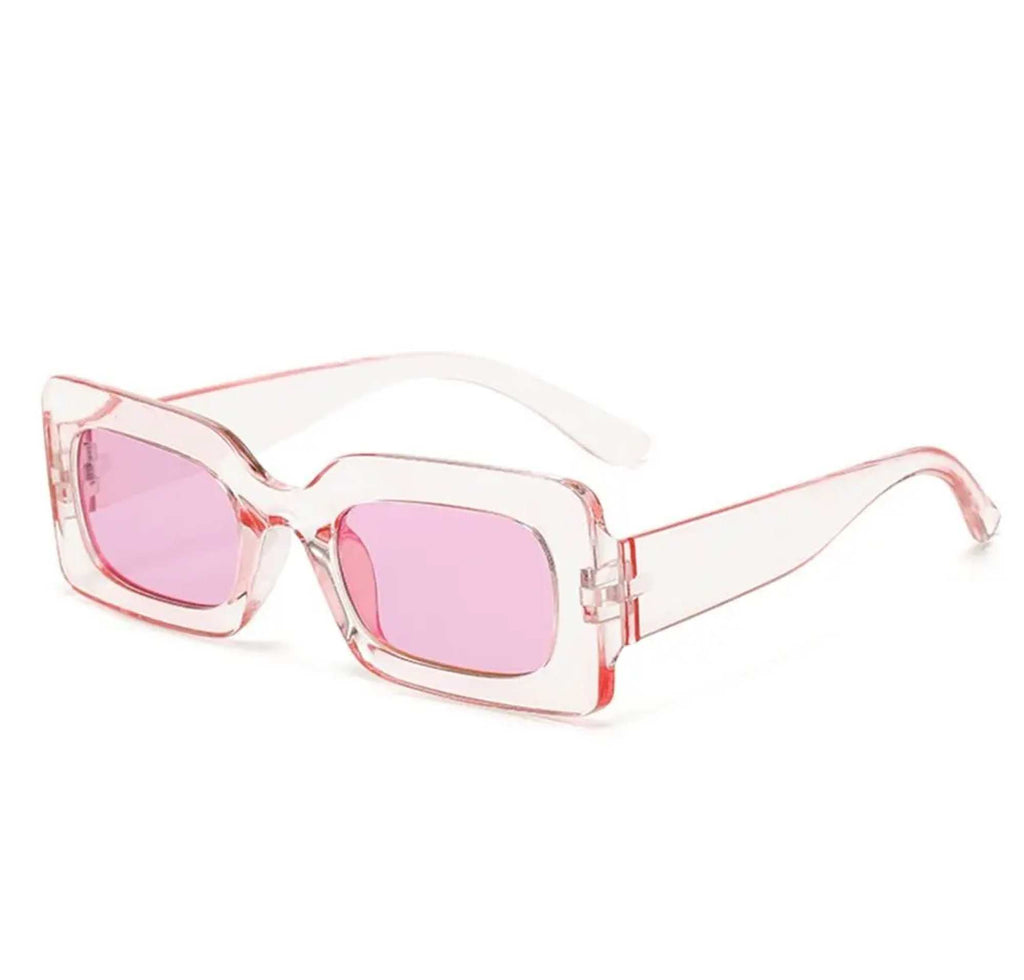 Flint | Fashion Rectangle Acetate Sunglasses