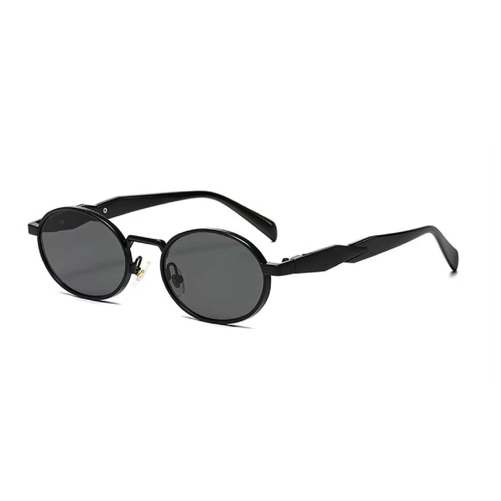Continuum | Classic Oval Metal Sunglasses