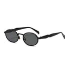 Continuum | Classic Oval Metal Sunglasses