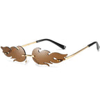 Fire | Funky Fire Metal Sunglasses