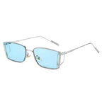 The Visionary | Classic Rectangle Metal Sunglasses