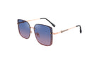 Verona Sunset | Oversized Square Metal Sunglasses