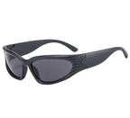 The Interceptor | Futuristic Wraparound Acetate Sunglasses