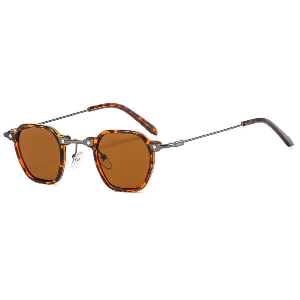 Mayfair | Retro Vintage Square Metal & Acetate Sunglasses