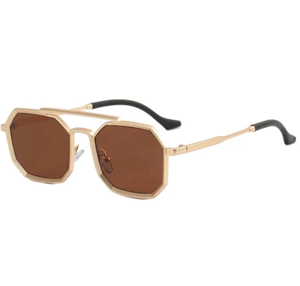 Bering | Retro Vintage Navigator Metal Sunglasses