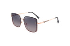Verona Sunset | Oversized Square Metal Sunglasses