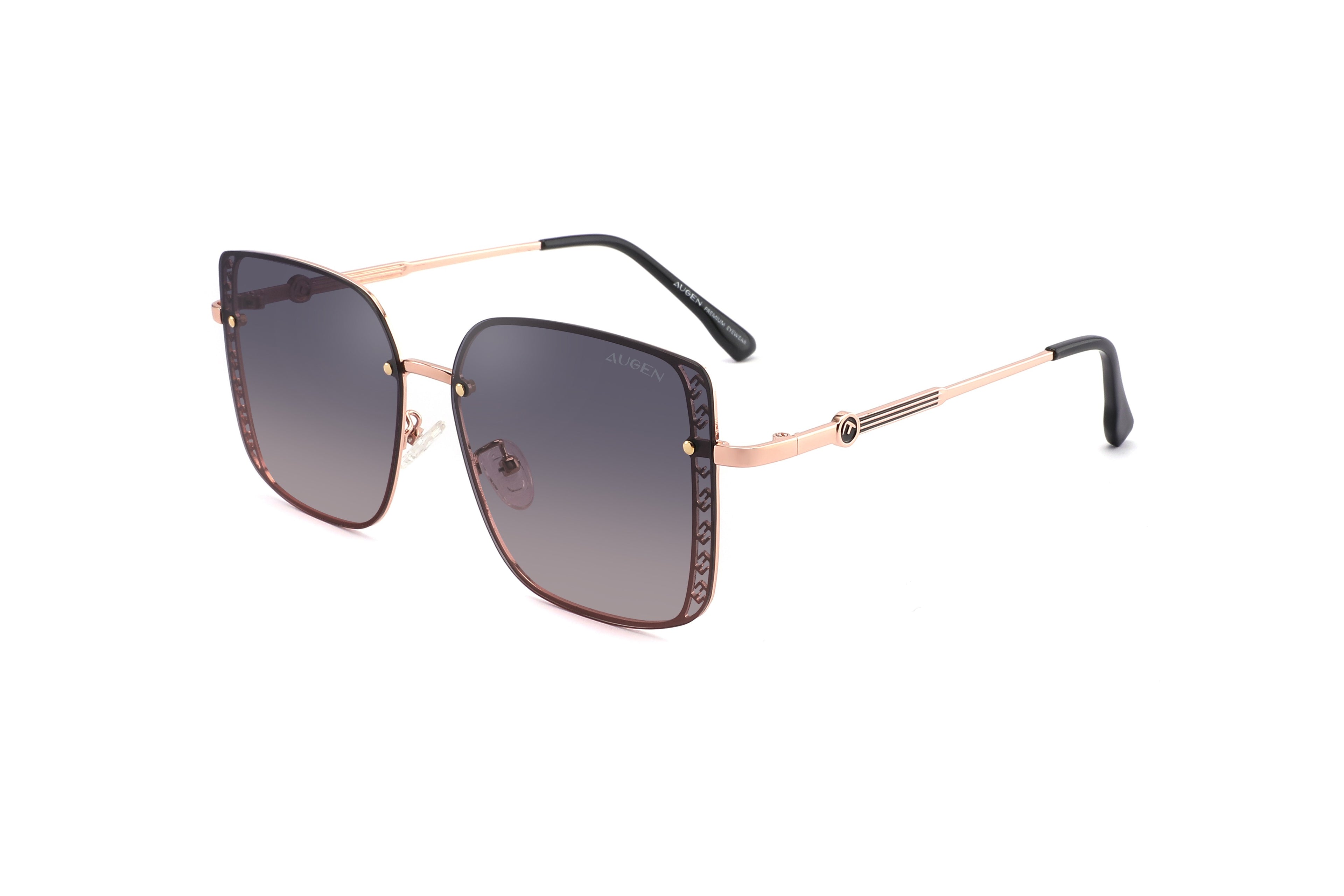 Verona Sunset | Oversized Square Metal Sunglasses