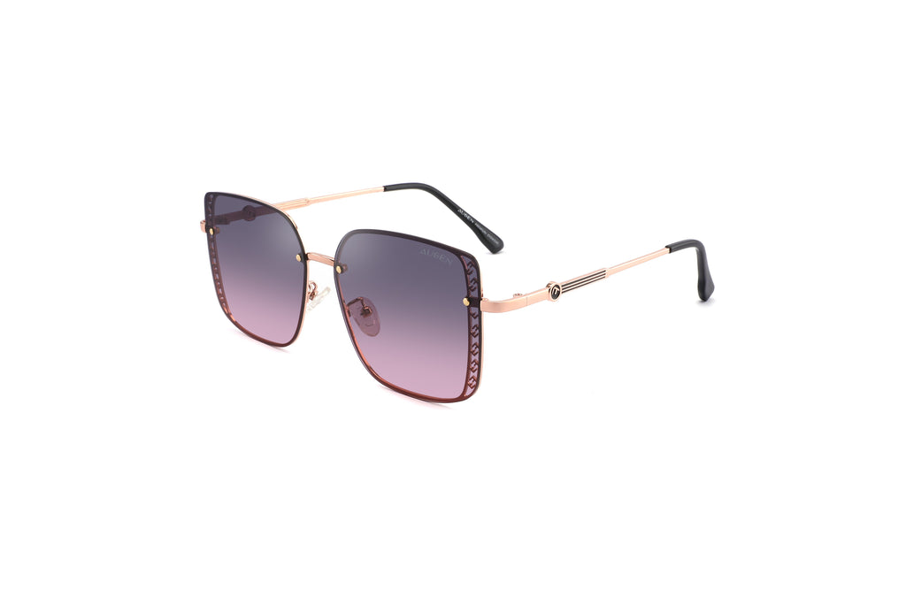 Verona Sunset | Oversized Square Metal Sunglasses
