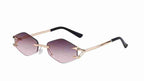 Flux | Futuristic Hexagonal Metal Sunglasses